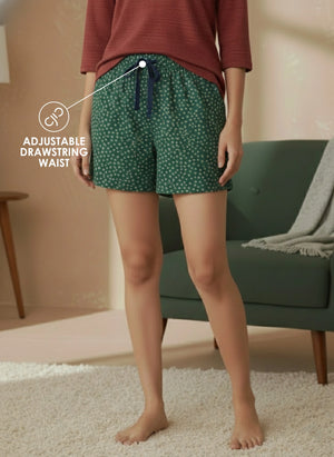 BUYBLOSSOMCOMFORTLOUNGEFLOWYSHORTSGREEN1