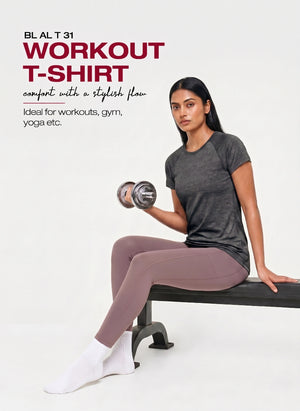 BL AL T 31 - Breathable, lightweight, and quick-drying with wrinkle-resistant fabric and lasting shape retention.Fit for Gym, Running and Everyday Wear