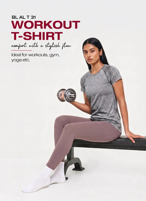 BL AL T 31 - Breathable, lightweight, and quick-drying with wrinkle-resistant fabric and lasting shape retention.Fit for Gym, Running and Everyday Wear