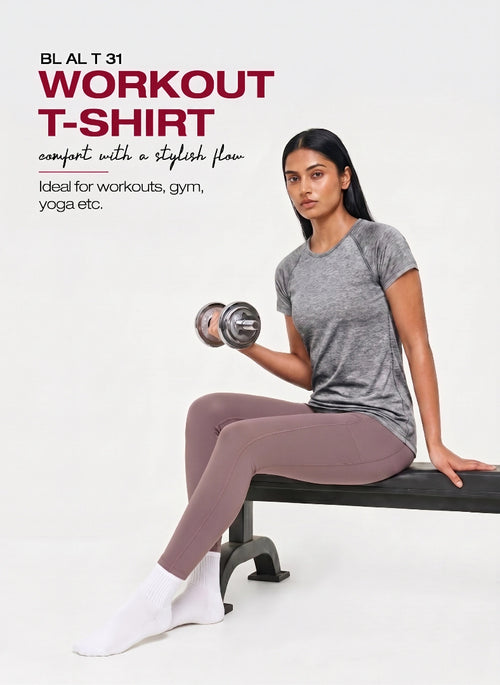 BL AL T 31 - Breathable, lightweight, and quick-drying with wrinkle-resistant fabric and lasting shape retention.Fit for Gym, Running and Everyday Wear