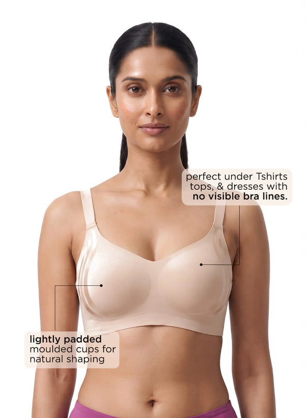 BUY BLOSSOM BONDED BRA WITH SIDE PANELS BL BN B 64