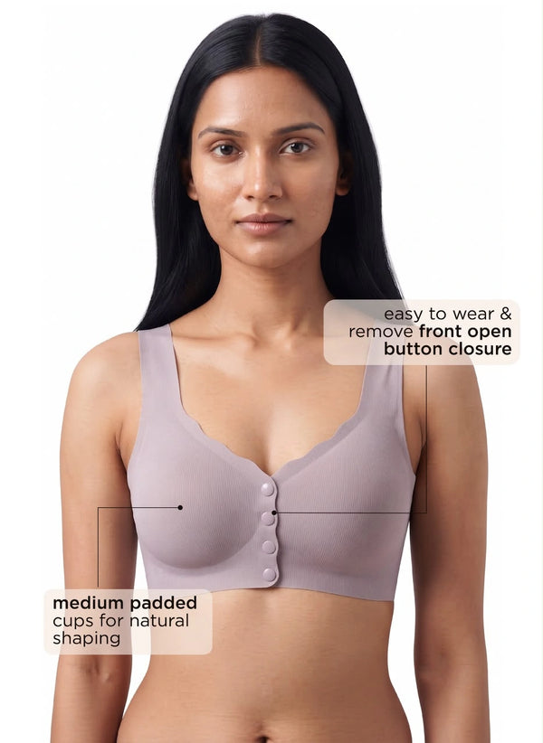 BUY BLOSSOM BRA FRONT OPEN BONDED BRA ,1