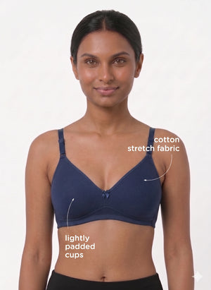 BUY_BLOSSOM_BRA_LIGHTLY_PADDED_M-FRAME_BRA_cotton_elastin_navy_blue
