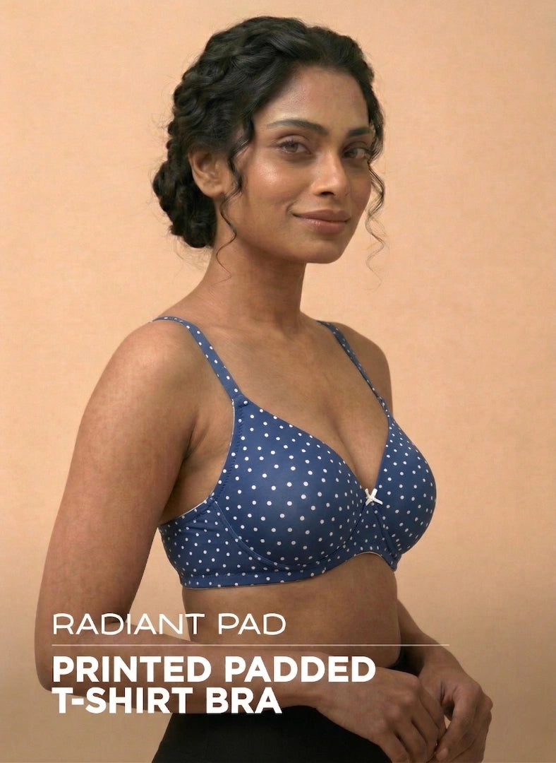 Radiant Pad - Non-Wired Printed Lightly Padded Bra