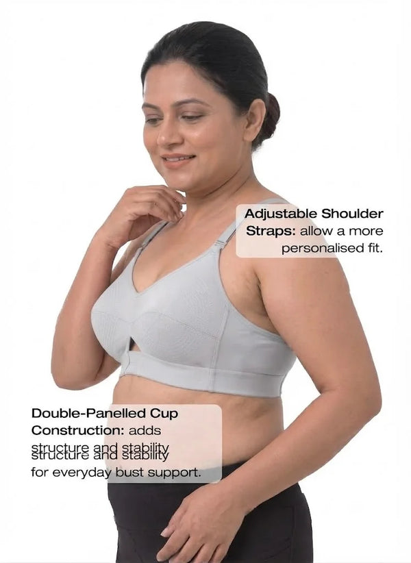 Priyasajini C & D - Full Coverage Round Stitch bra with Centre Elastic