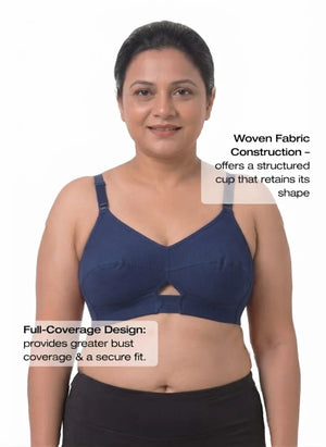 Priyasajini C & D - Full Coverage Round Stitch bra with Centre Elastic
