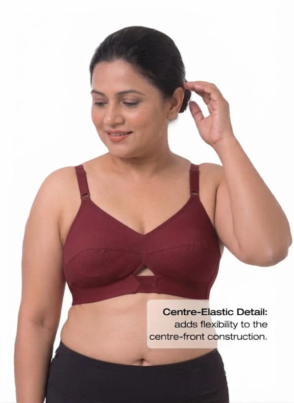 Priyasajini Bra  - Full Coverage Round Stitch bra with Centre Elastic