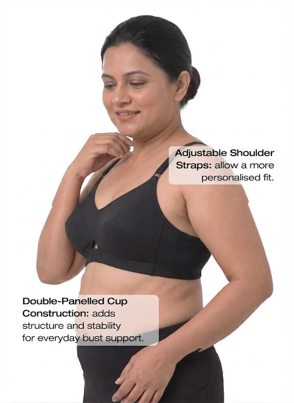 Priyasajini Bra  - Full Coverage Round Stitch bra with Centre Elastic