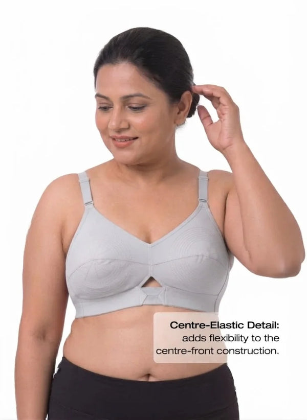 Priyasajini Bra  - Full Coverage Round Stitch bra with Centre Elastic