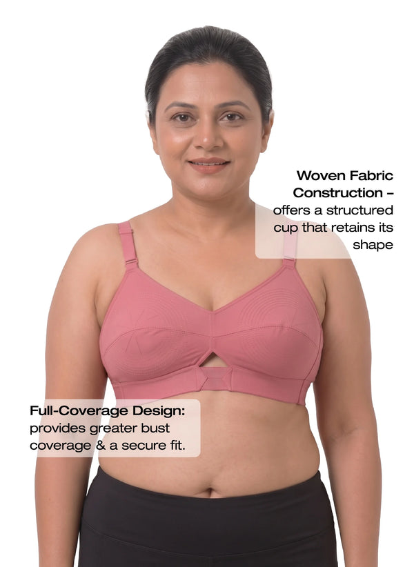 Priyasajini Bra  - Full Coverage Round Stitch bra with Centre Elastic