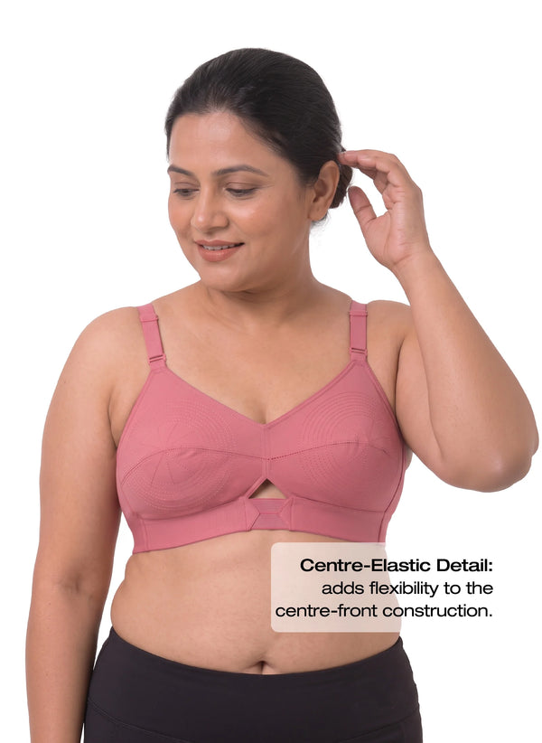 Priyasajini C & D - Full Coverage Round Stitch bra with Centre Elastic