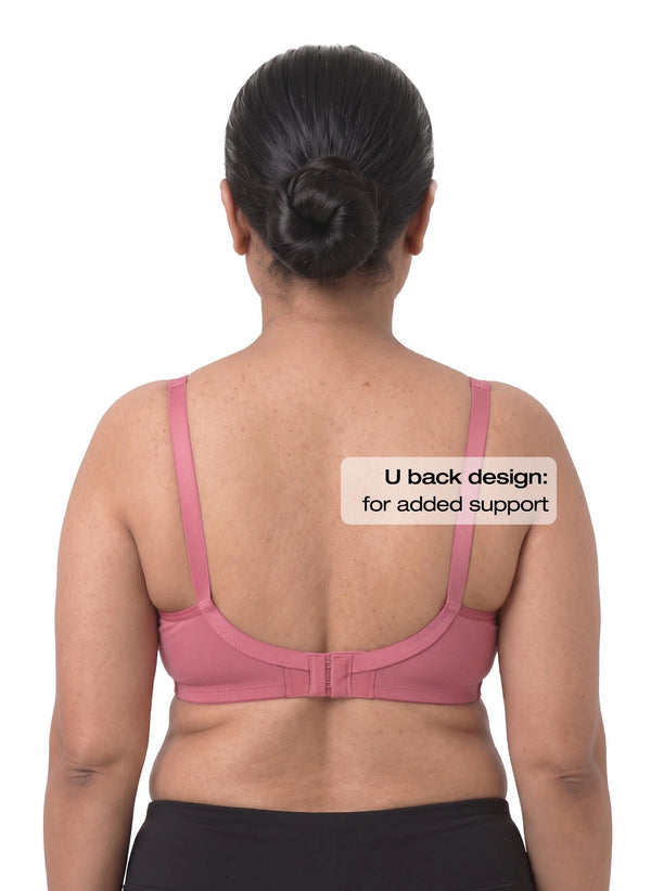 Priyasajini C & D - Full Coverage Round Stitch bra with Centre Elastic
