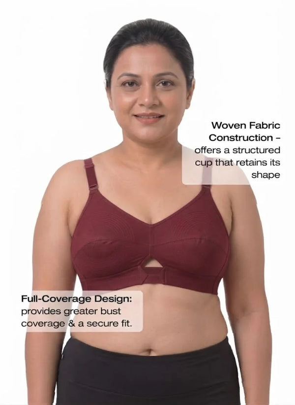 Priyasajini Bra  - Full Coverage Round Stitch bra with Centre Elastic