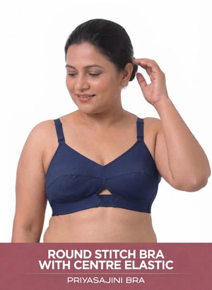 Priyasajini Bra  - Full Coverage Round Stitch bra with Centre Elastic