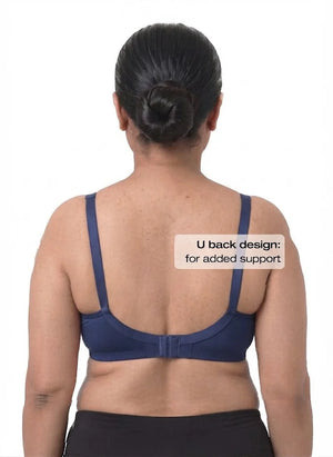 Priyasajini C & D - Full Coverage Round Stitch bra with Centre Elastic