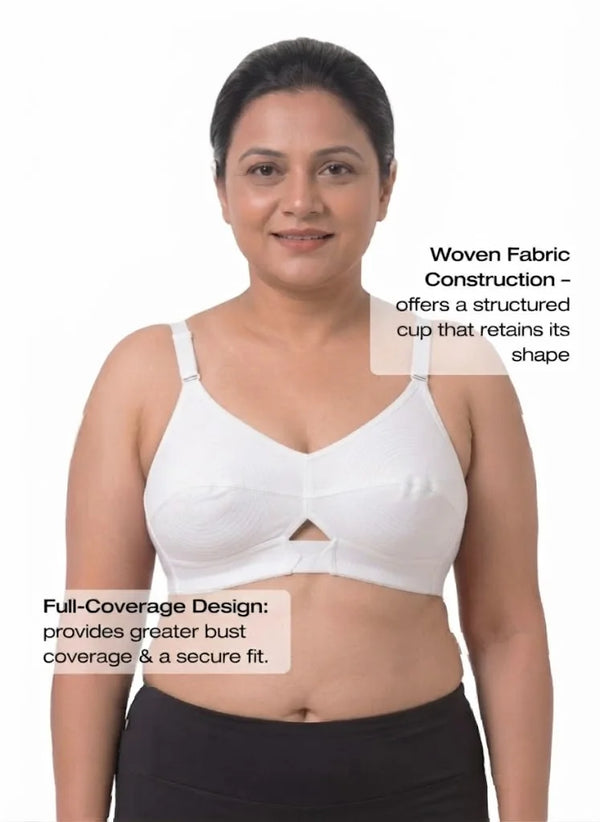 Priyasajini Bra  - Full Coverage Round Stitch bra with Centre Elastic