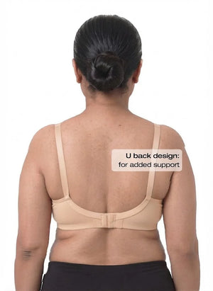 Priyasajini Bra  - Full Coverage Round Stitch bra with Centre Elastic