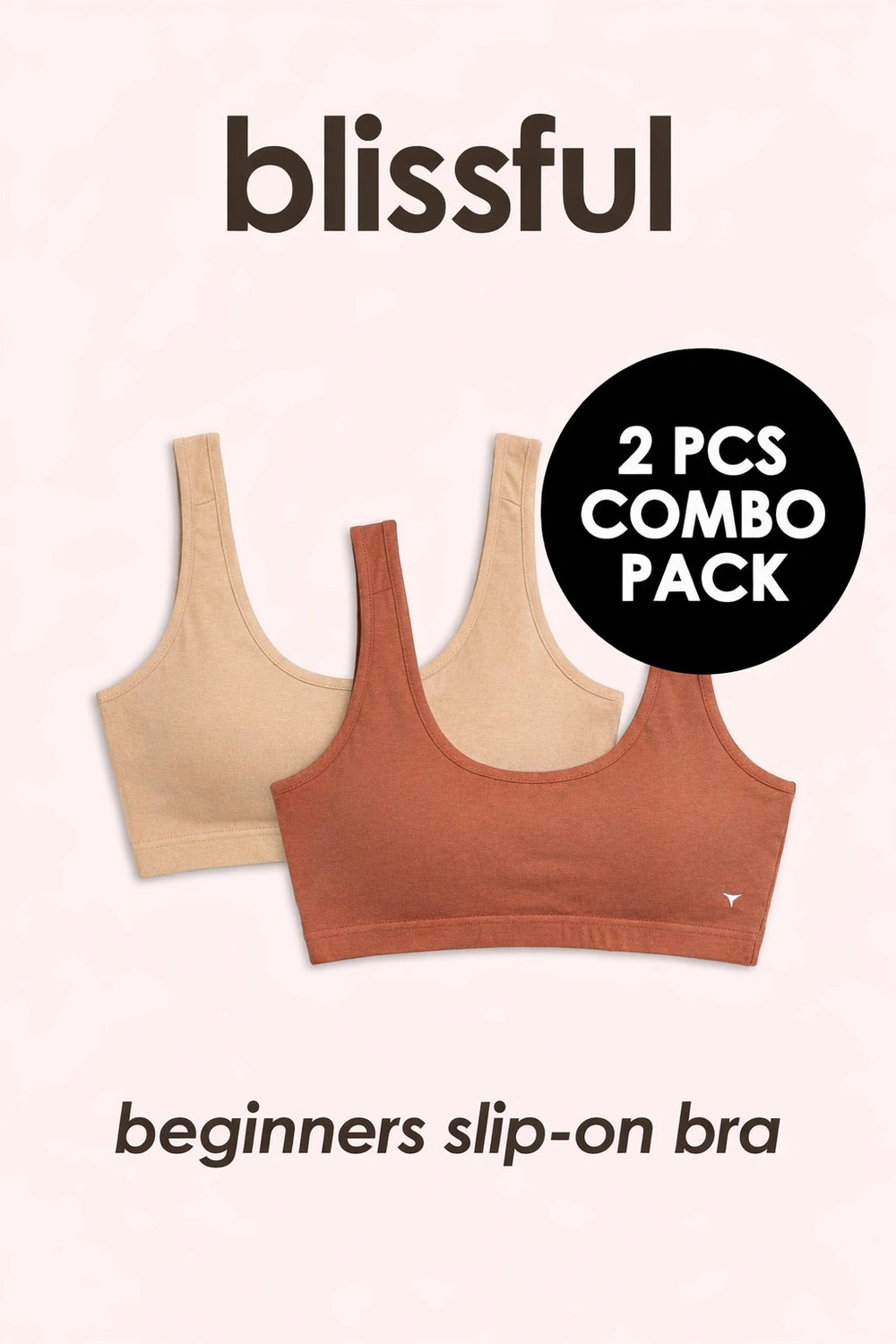 Blissful Bra - Soft Cotton Teenager Bra Pack Of 2