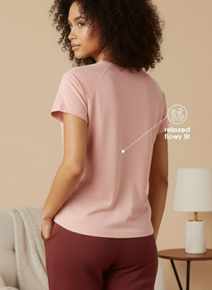 BUY_BLOSSOM_COMFORT_LOUNGE_T-SHIRT_HIP_LONG_TEE_PINK_MELANGE_3