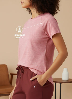 BUY_BLOSSOM_COMFORT_LOUNGE_T-SHIRT_HIP_LONG_TEE_PINK_MELANGE_4