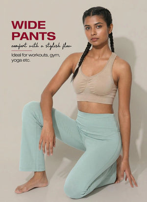 BUY_BLOSSOM_WIDE_ATHLEISURE_PANTS_PISTA GREEN- 1