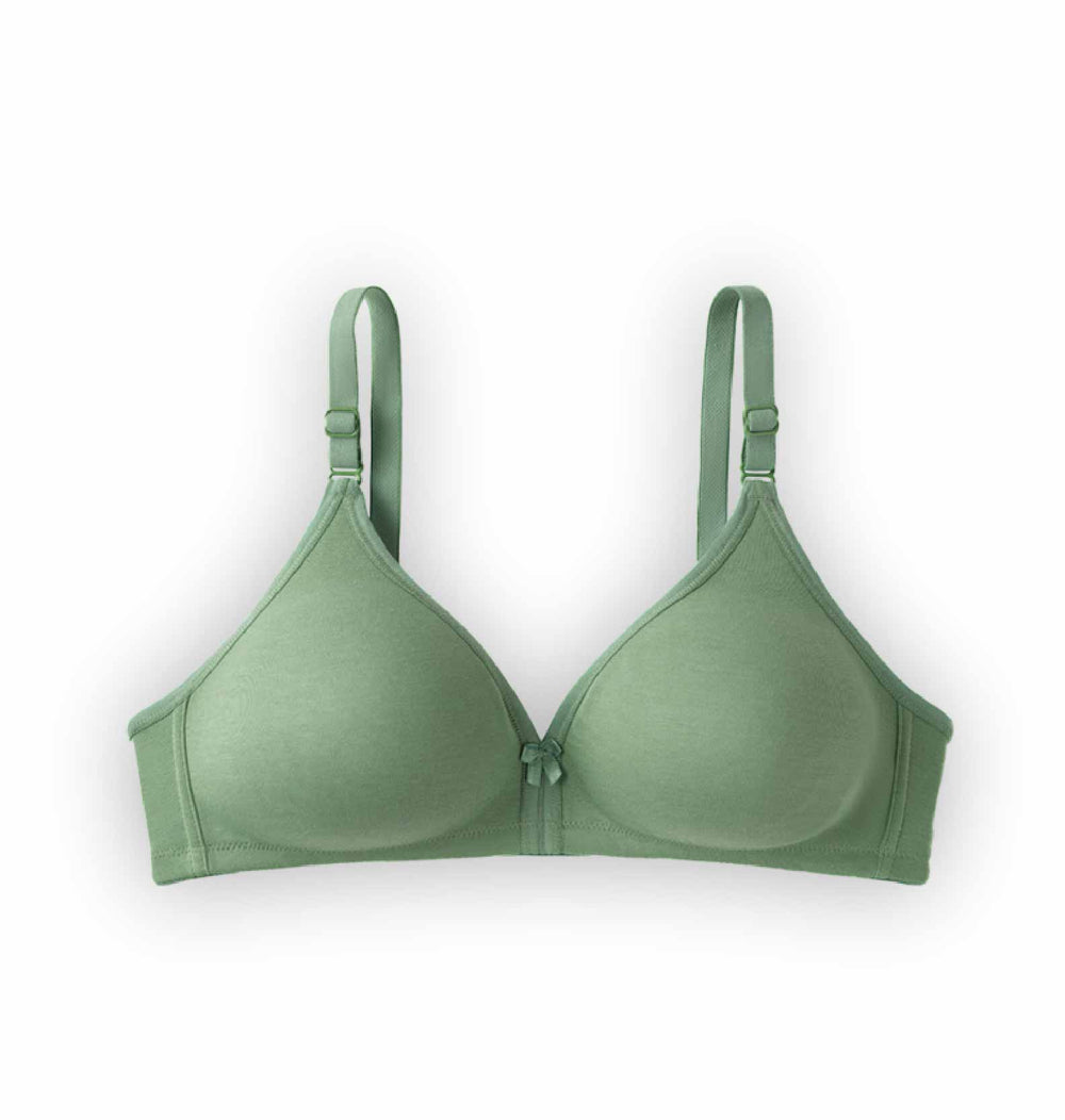 Be Positive- Everyday Cotton-Poly Bra With Gentle Support