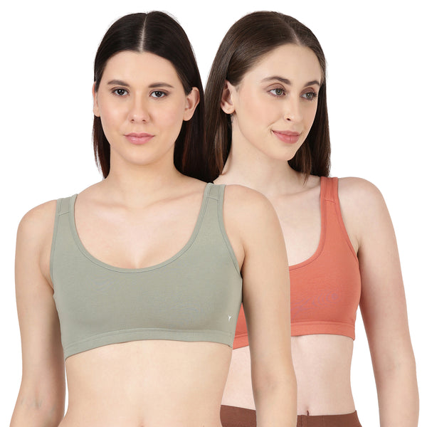 Blissful Bra - Pack of 2 - Soft Cotton Teenager Bra