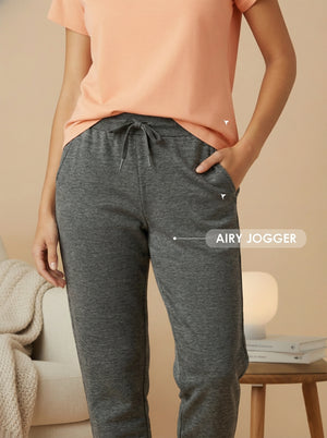 Buy_Blossom_Airy_Jogger_Pants_versatile_style_adjustable_waistband_stretchable_Charcoal-Melange-