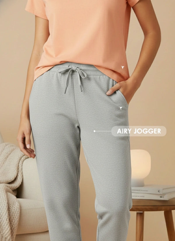 Buy_Blossom_Airy_Jogger_Pants_versatile_style_adjustable_waistband_stretchable_Grey-Melange