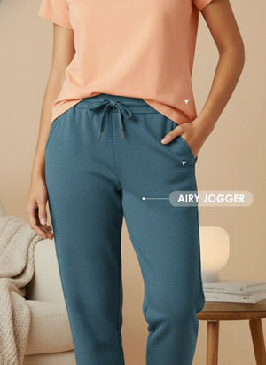 Buy_Blossom_Airy_Jogger_Pants_versatile_style_adjustable_waistband_stretchable_Navy-Blue-Melange
