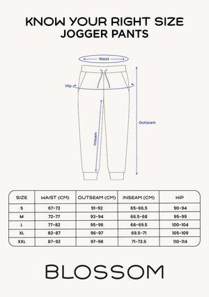 Buy_Blossom_Airy_Jogger_Pants_versatile_style_adjustable_waistband_stretchable_Size-Chart