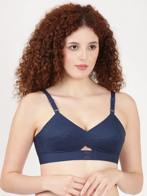Buy Blossom Bra_Centre Elastic_PRIYASAJINI MIXED BRA_2511 BLUE 1