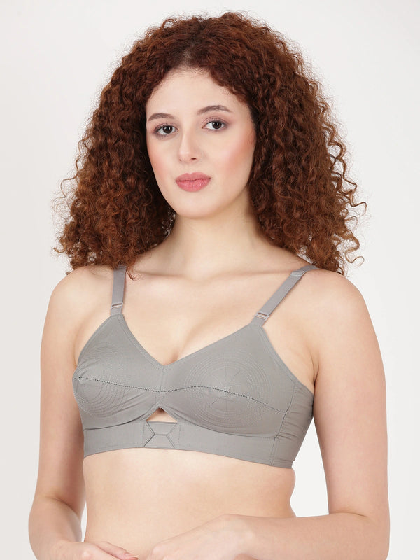 Priyasajini C & D - Full Coverage Round Stitch bra with Centre Elastic