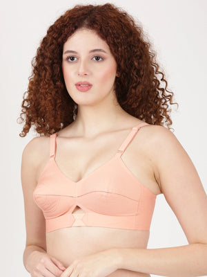 Priyasajini C & D - Full Coverage Round Stitch bra with Centre Elastic