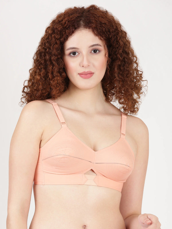 Buy Blossom Bra_Centre Elastic_PRIYASAJINI MIXED BRA_2511 PEACH 1