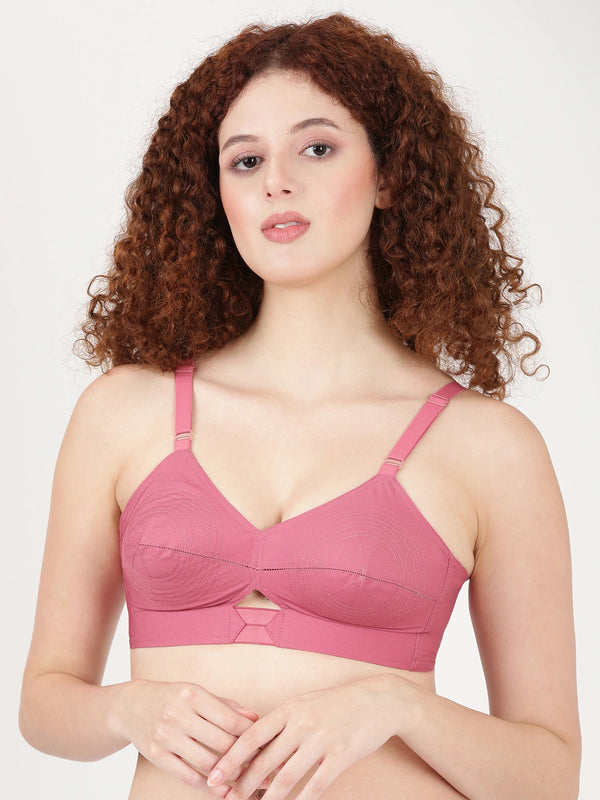 Priyasajini C & D - Full Coverage Round Stitch bra with Centre Elastic