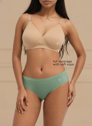 Crossy Lift Bra - X-Frame Support Bra with Full Coverage & Side Support for Lift