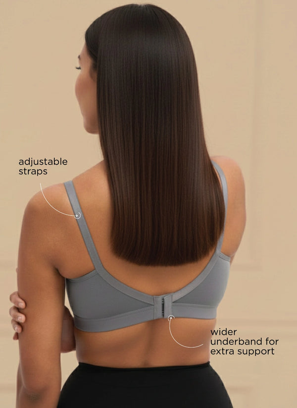 Crossy Lift Bra - X-Frame Support Bra with Full Coverage & Side Support for Lift