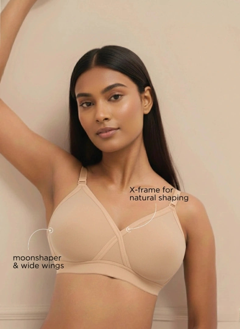 Crossy Lift Bra - Full Coverage, X-Frame Support & Comfort | Blossom