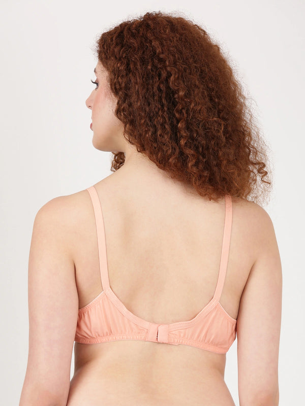 Buy Blossom Bra_Double Layered Cut and Sew_SAREE BRA_2511 PEACH 3