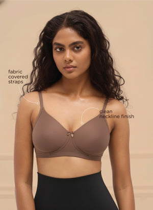 Essential - Wire-Free Full Coverage Non Padded Everyday T-Shirt Bra
