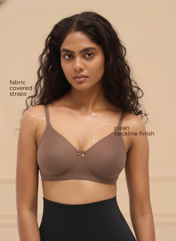 Essential - Wire-Free Full Coverage Non Padded Everyday T-Shirt Bra