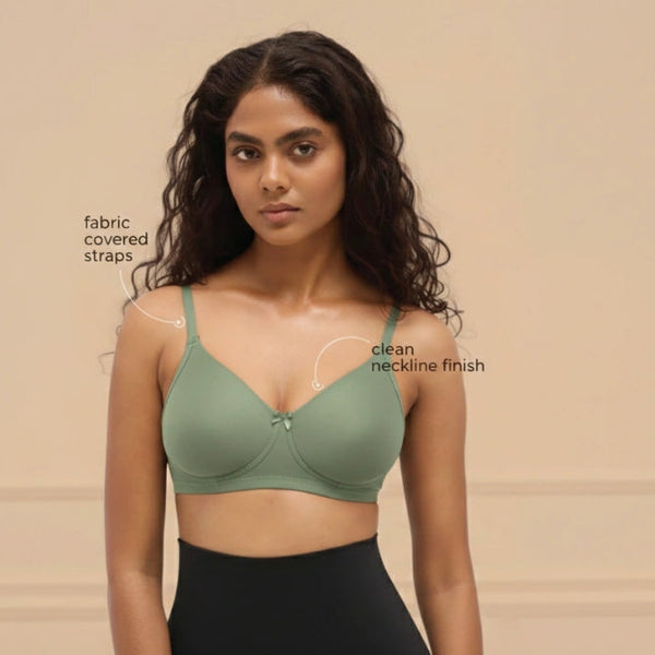 Essential - Wire-Free Full Coverage Non Padded Everyday T-Shirt Bra