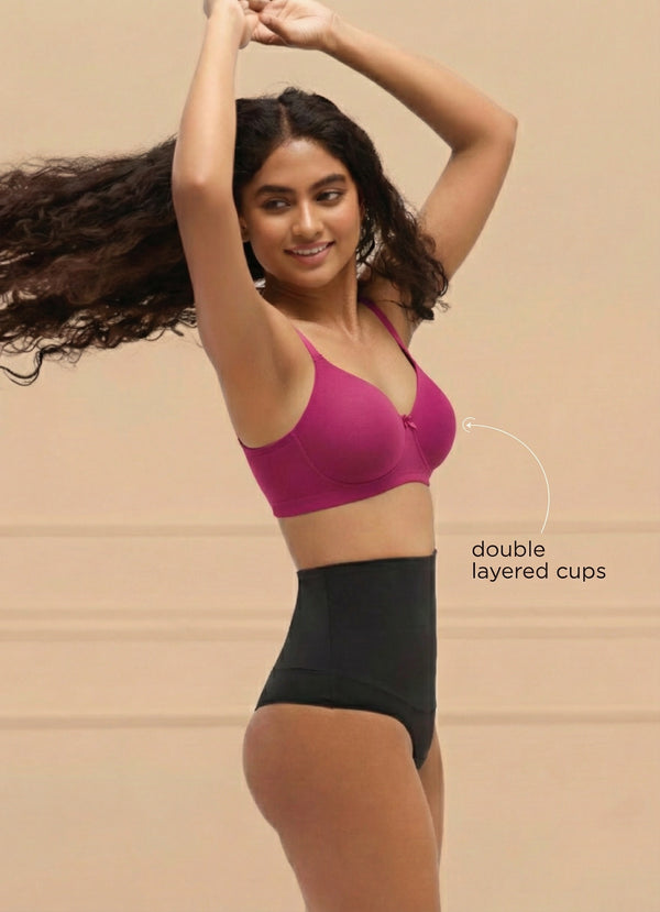 Essential - Wire-Free Full Coverage Non Padded Everyday T-Shirt Bra