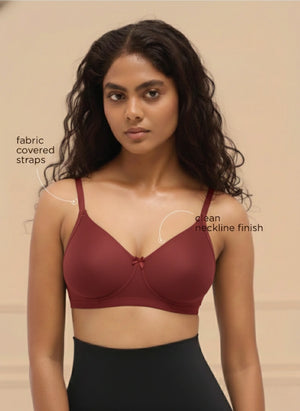 Essential - Wire-Free Full Coverage Non Padded Everyday T-Shirt Bra