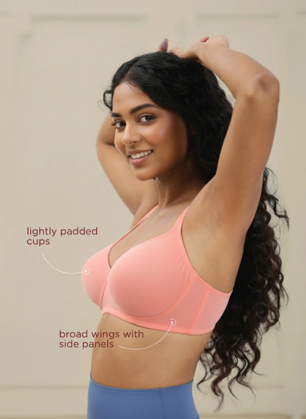 Buy_Blossom_Bra_Full_Coverage_Bra_Lightly_padded_Bra_Shouldering_Bra_Coral_pink_4