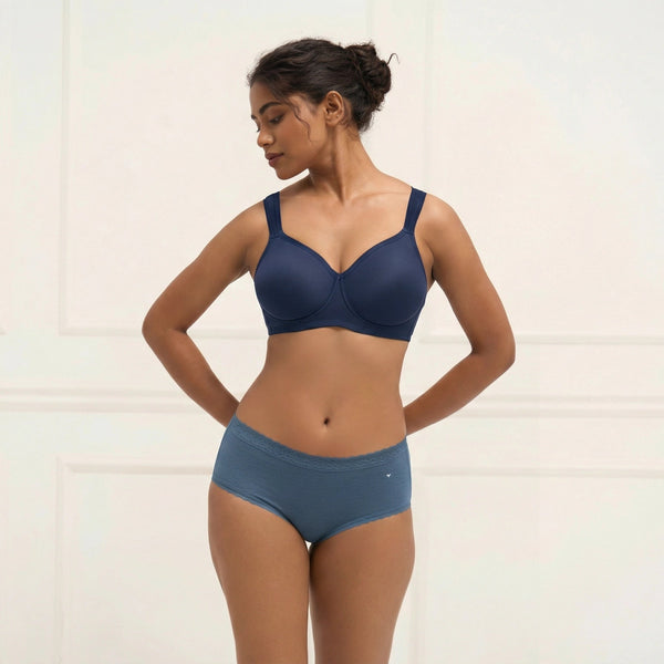 Buy_Blossom_Bra_Full_Coverage_Bra_Lightly_padded_Bra_Shouldering_Bra_Navy_blue_1