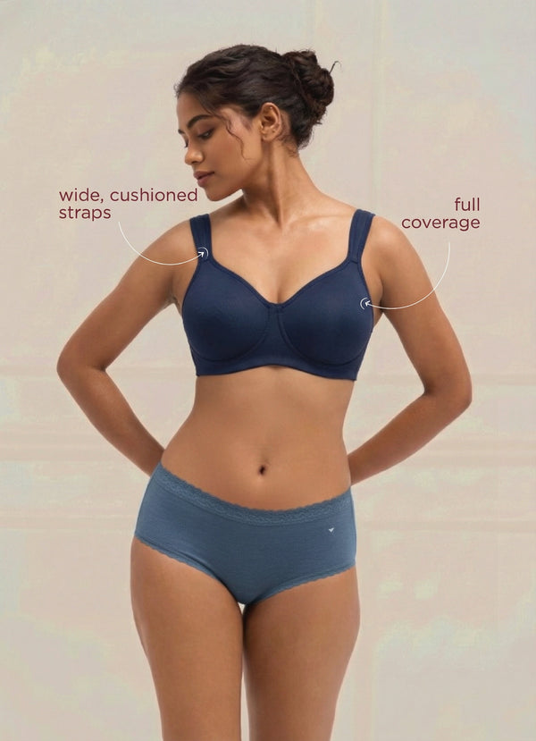 Buy_Blossom_Bra_Full_Coverage_Bra_Lightly_padded_Bra_Shouldering_Bra_Navy_blue_1_3