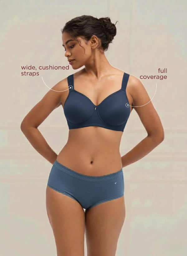 Buy_Blossom_Bra_Full_Coverage_Bra_Lightly_padded_Bra_Shouldering_Bra_Navy_blue_2