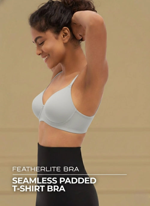 Featherlite - Padded Non-Wired Medium Coverage Ultra-Light Polyamide Bra
